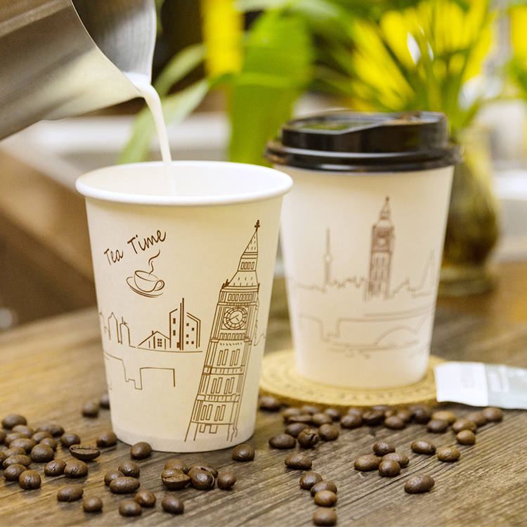 Disposable Custom Design 32 oz Hot Drink Cup Paper Cup