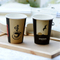 Promotional Single Wall Takeout Paper Coffee Hot Drink Juice Cups With Flat Lids
