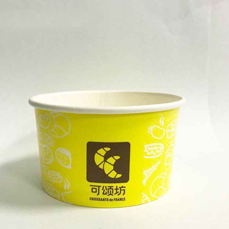 quick and easy disposable ice cream single wall paper cup