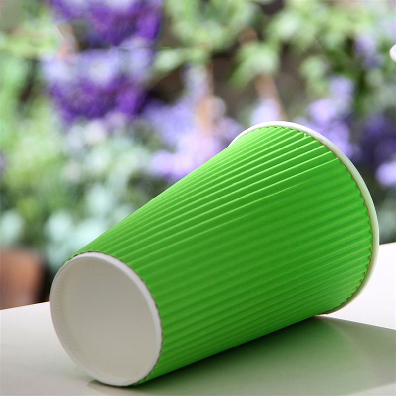 Disposable Ripple Wall Paper Coffee ECO Cup