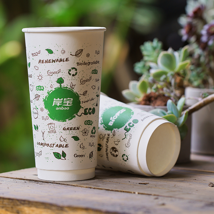 Disposable Paper Coffee Cup Custom Takeout Cups Paper Cup With Handle