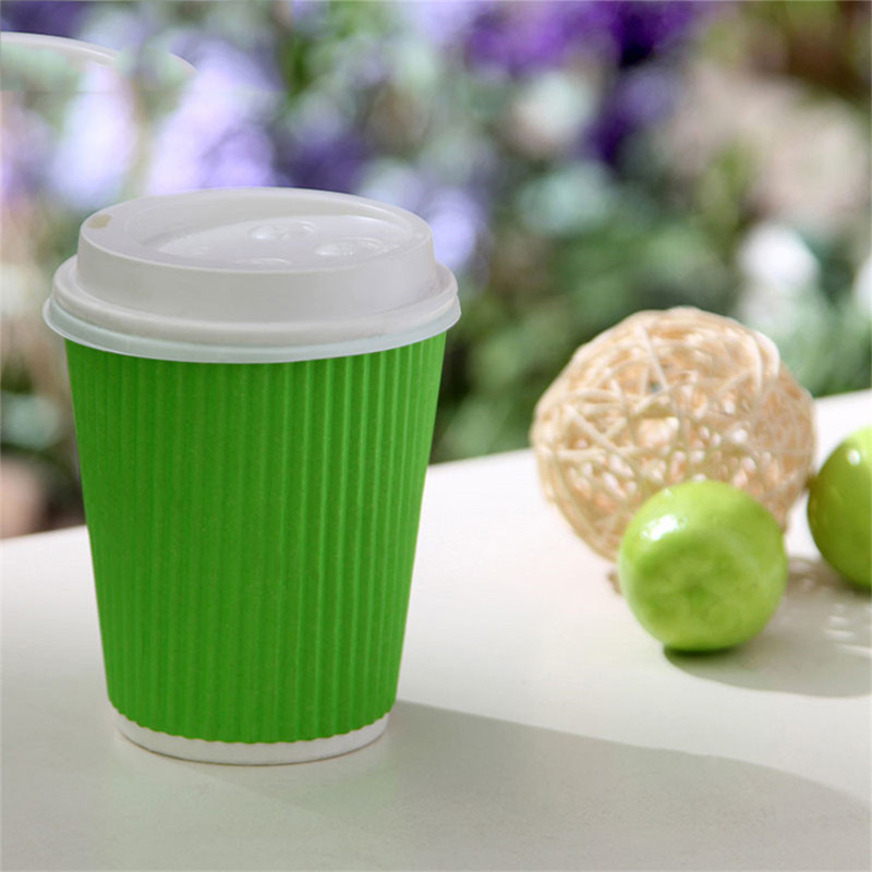 environmental friendly customised hotel paper cup cover takeaway coffee cups reusable