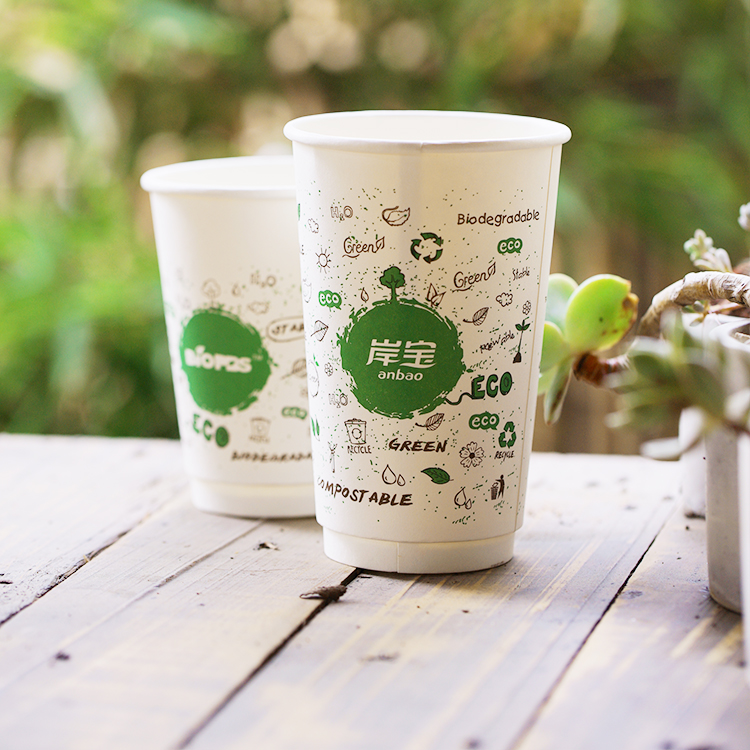 Plastic free Paper Cup Single Wall Paper Home compost