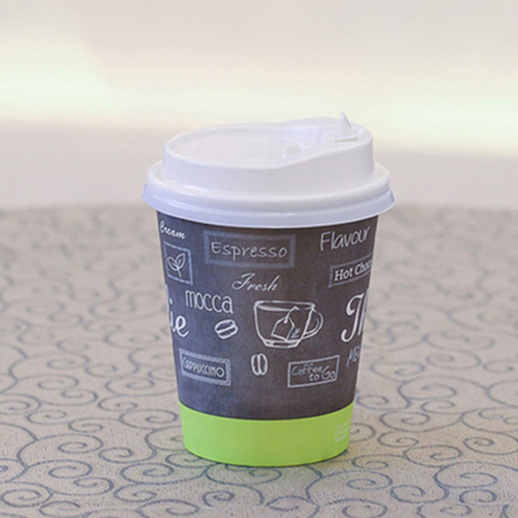 Hot Sale Single Wall Paper Cup for Coffee Tea Hot Drinks Custom Disposable Cups