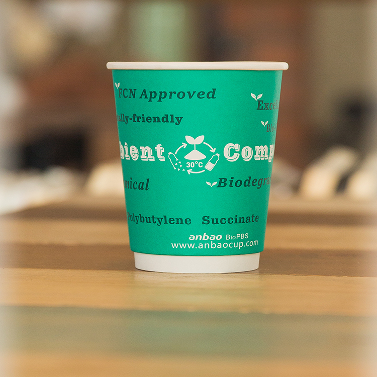 Wholesale BioPBS Compostable Paper Cups