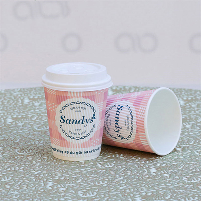 Disposable custom printed 16 oz 20 oz paper coffee cup