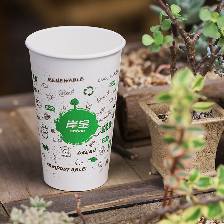 8oz Double Wall Biodegradable Coffee Cups Bulk