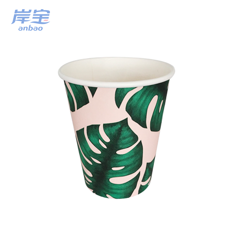 heat-resistant single wall disposable paper cup 6 oz