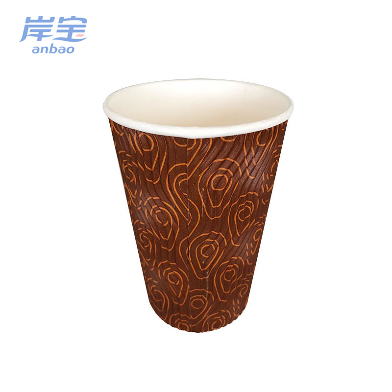 hot selling ripple skillful manufacture pe coated cup stock paper