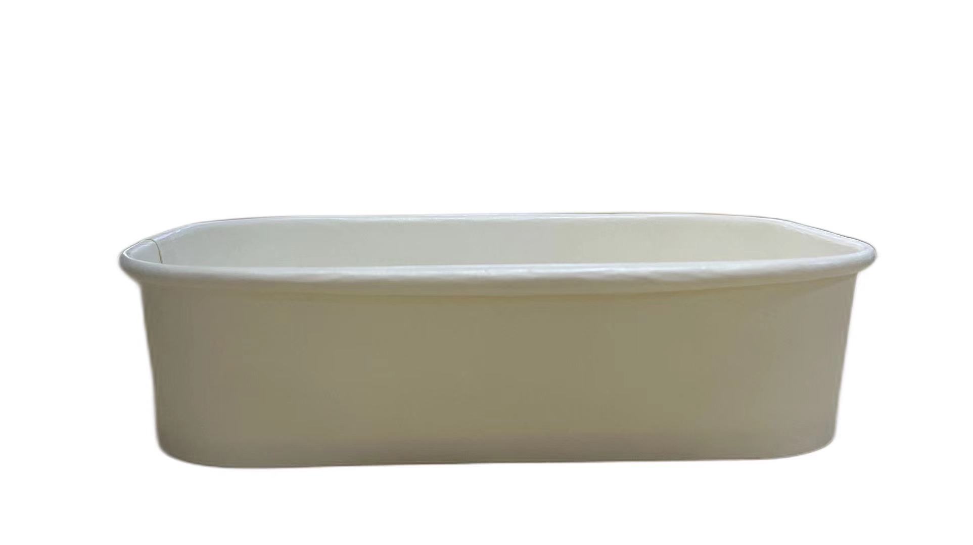Compostable Rectangle Take Away Paper Bowl