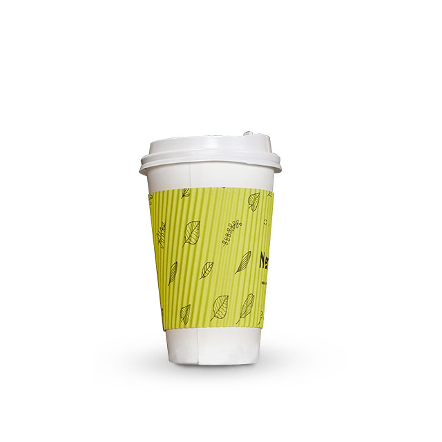 Biodegradable Customized Disposable New Style Ripple Hot Cup